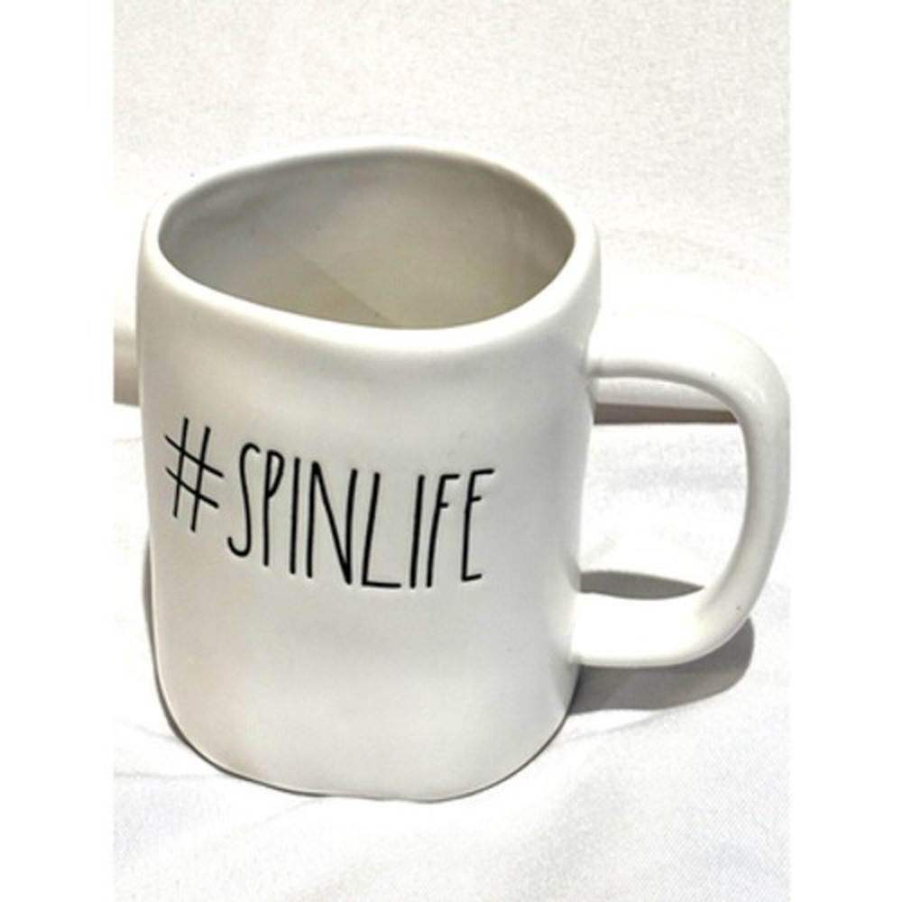 Rae Dunn by Magenta Hashtag Spinlife Farmhouse Large Letters Ceramic Coffee Mug‎